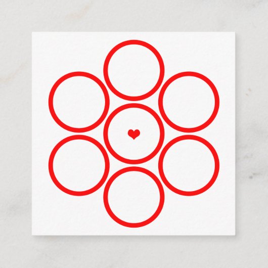 hartwein van loyaliteitsprogramma klantenkaartje (Achterkant)