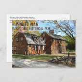 Hartwell Tavern, Minute Man National Hist. Park Briefkaart (Voorkant / Achterkant)