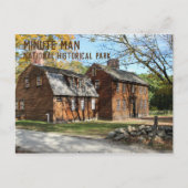 Hartwell Tavern, Minute Man National Hist. Park Briefkaart (Voorkant)