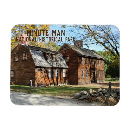 Hartwell Tavern, Minute Man National Hist. Park Magneet (Horizontaal)