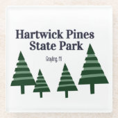 Hartwick Pines Glass Onderzetter (Voorkant)