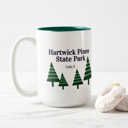 Hartwick Pines State Park Coffee Mok (Met donut)