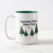 Hartwick Pines State Park Coffee Mok (Links)