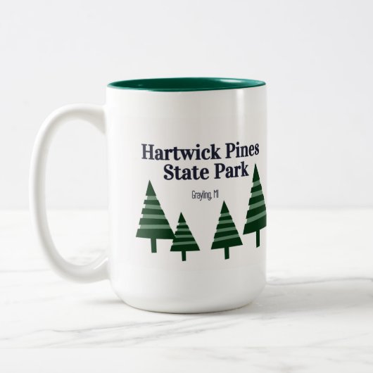 Hartwick Pines State Park Coffee Mok (Links)