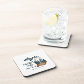 Hartwick Pines State Park Souvenir Gift Bier Onderzetter (Rechterzijde)