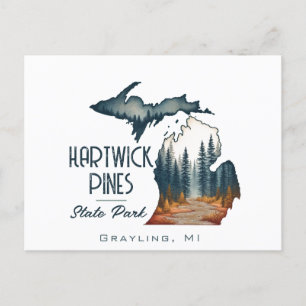 Hartwick Pines State Park Souvenir Gift Briefkaart