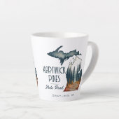 Hartwick Pines State Park Souvenir Gift Latte Mok (Rechterhoek)