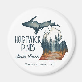 Hartwick Pines State Park Souvenir Gift Magneet
