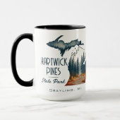 Hartwick Pines State Park Souvenir Gift Mok (Links)