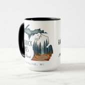 Hartwick Pines State Park Souvenir Gift Mok (Voorkant links)