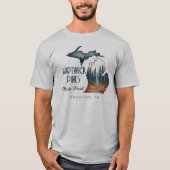 Hartwick Pines State Park Souvenir Gift T-shirt (Voorkant)