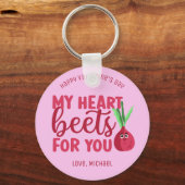 Hartwieken voor jullie grappige paardenstaart-Vale Sleutelhanger (Voorkant)