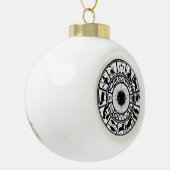  hartwiel keramische bal ornament (Links)
