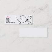 hartwirlscard mini visitekaartje (Voorkant / Achterkant)