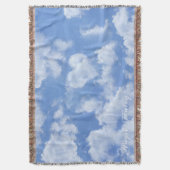 Hartwolk Lichte Blauwe Meisje Schattig Modern Beel Deken (Voorkant Verticaal)