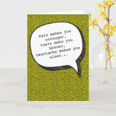 Hartzeer en het Grappige Wenskaart van de Wodka Kaart (Gele Bloem)