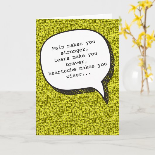 Hartzeer en het Grappige Wenskaart van de Wodka Kaart (Gele Bloem)