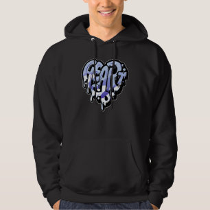Hartzeer en verloren liefde Retro Concor 5s overee Hoodie