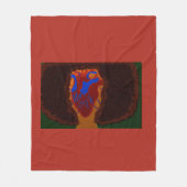 Hartzeer Fleece Deken (Voorkant)
