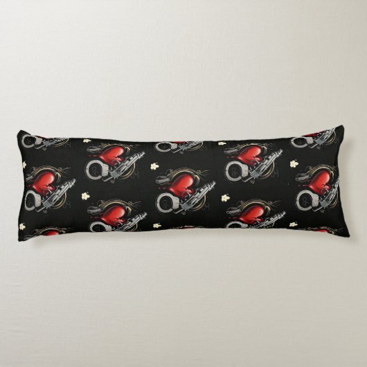 "Hartzeer vanavond" Lichaamskussen (Achterkant)