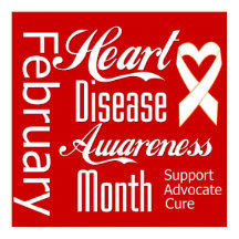 Hartziekte Bewustmaking Maand Ribbon