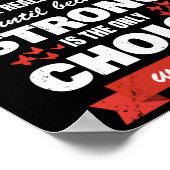 Hartziekte Bewustzijn Maand Sterke hartgezondheid Poster (Hoek)