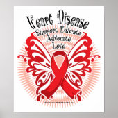 Hartziekte Butterfly 3 Poster (Voorkant)