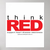 Hartziekte DINK Red Poster (Voorkant)