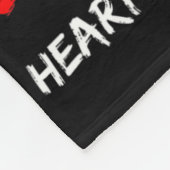 Hartziekte Ik Draag voor mijn schoonzus Ribb Fleece Deken (Hoek)