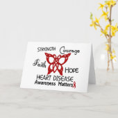 Hartziekte Keltische vlinder 3 Kaart (Gele Bloem)