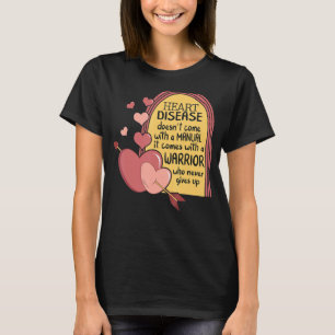 Hartziekte komt niet met een handmatige CHD-herken T-shirt