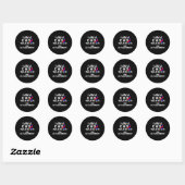 Hartziekte overlevende CHD Warrior 2 Ronde Sticker (Vel)