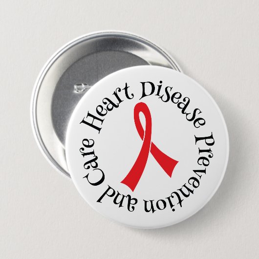 Hartziekte Preventie Zorgvulstof Koolstof Button (Voorkant /achterkant)