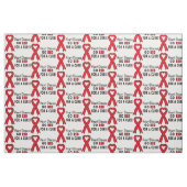 Hartziekte: Rood voor een Cure. Stof (Fat Quarter)