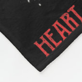 Hartziekte Warrior Amerikaanse vlag Fleece Deken (Hoek)