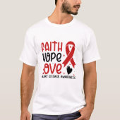 Hartziektebewustzijn T-shirt (Voorkant)