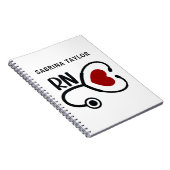 Hartzures Heart Stethoscoop RN Notitieboek (Rechterzijde)