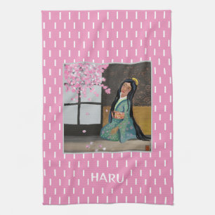 Haru Japans Lente Seizoen Art Theedoek