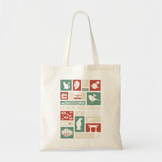 Haruki Murakami Classic T Shirt Tote Bag (Voorkant)