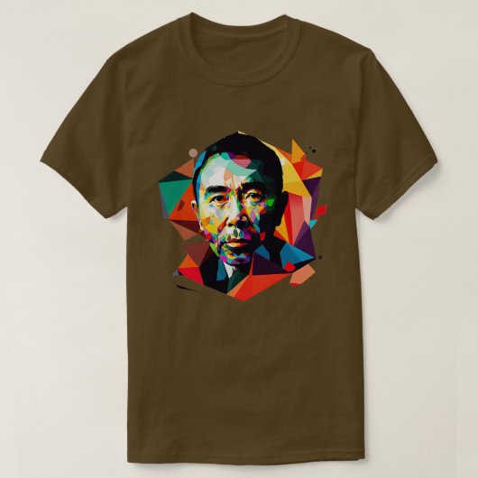 Haruki Murakami Retro Fan Art Design T-shirt (Design voorkant)
