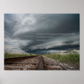 Haruki Murakami Storm Quote Poster (Voorkant)