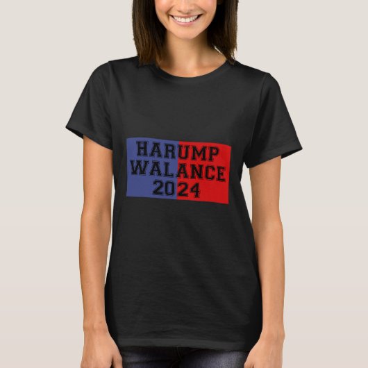 Harump Walance 2024 Shirt Harris Trump Wheimer Van (Voorkant)