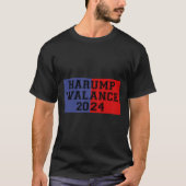 Harump Walance 2024 Shirt Harris Trump Wheimer Van (Voorkant)