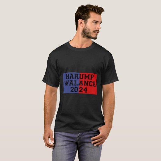 Harump Walance 2024 Shirt Harris Trump Wheimer Van (Voorkant volledig)