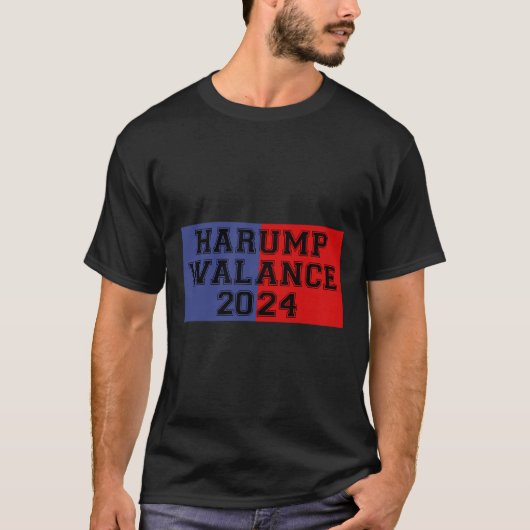Harump Walance 2024 Shirt Harris Trump Wheimer Van (Voorkant)