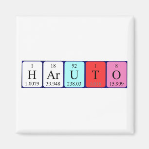 Haruto periodieke table name magnet