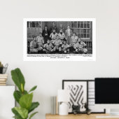 Harvard Baseball Team 1904 Poster (Thuiskantoor)
