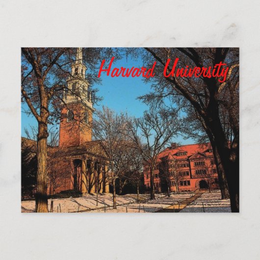 Harvard Briefkaart (Voorkant)