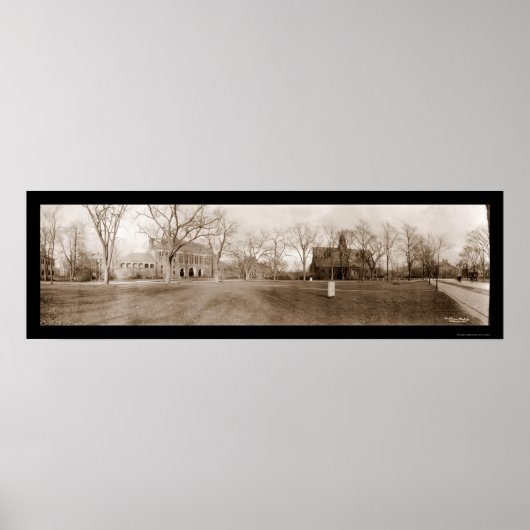 Harvard Cambridge, MA Foto 1910 Poster (Voorkant)