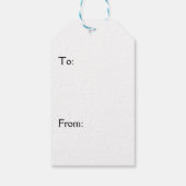  Harvard College Meisje Kerstmis Cadeaulabel (Achterkant)